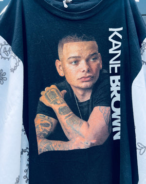 Kane Brown Upcycled Authentic Concert Tee