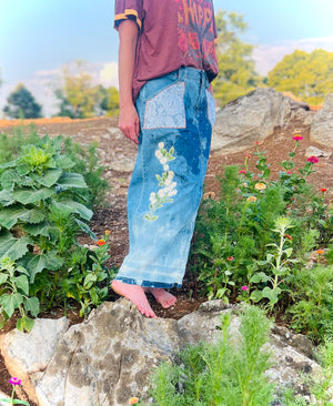 Wildflower Denim Maxi