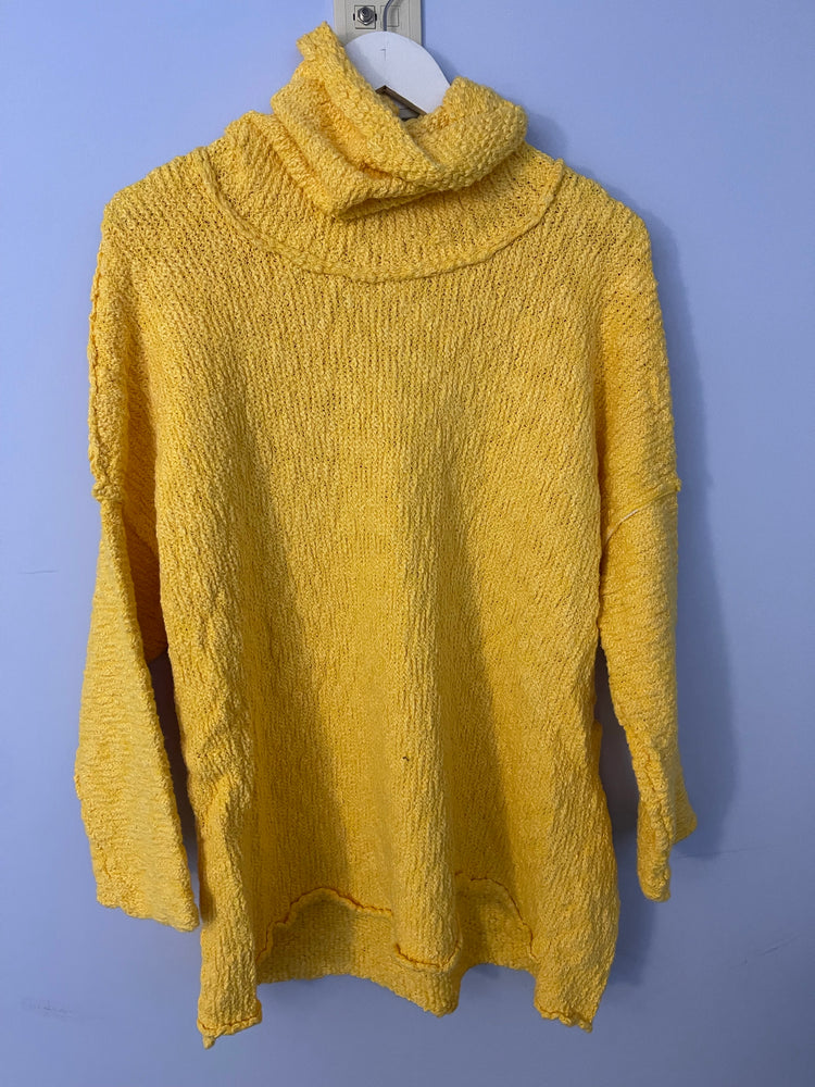 Yellow Turtle Neck Sweater