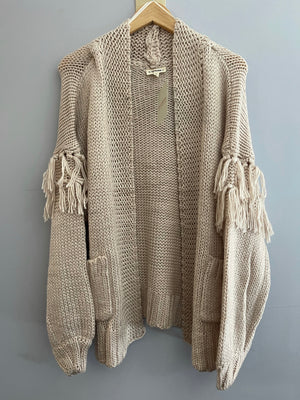 
            
                Load image into Gallery viewer, Oatmeal Open Front Cardigan
            
        