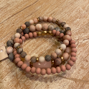 
            
                Load image into Gallery viewer, Natural Stone Beaded Bracelet
            
        