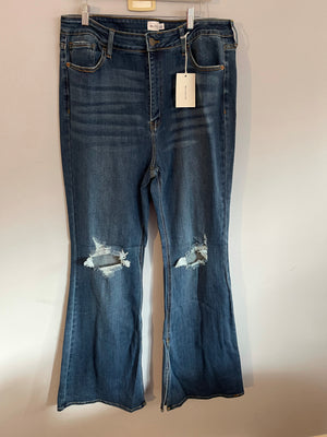 
            
                Load image into Gallery viewer, Cello Plus High Rise Flare Jeans
            
        