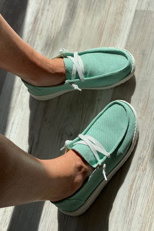 Rosa Green Shoe