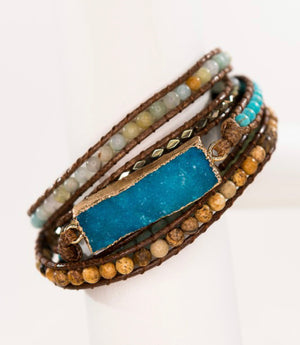 Layla Turquoise Wrap Bracelet