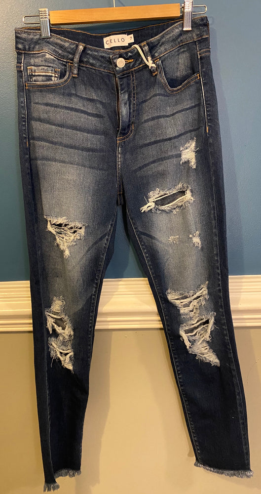 Cello Skinny Distressed Jeans
