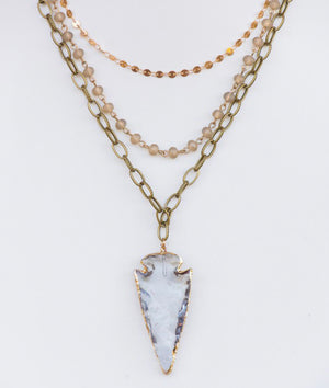 
            
                Load image into Gallery viewer, Kimberly Smokey Necklace
            
        