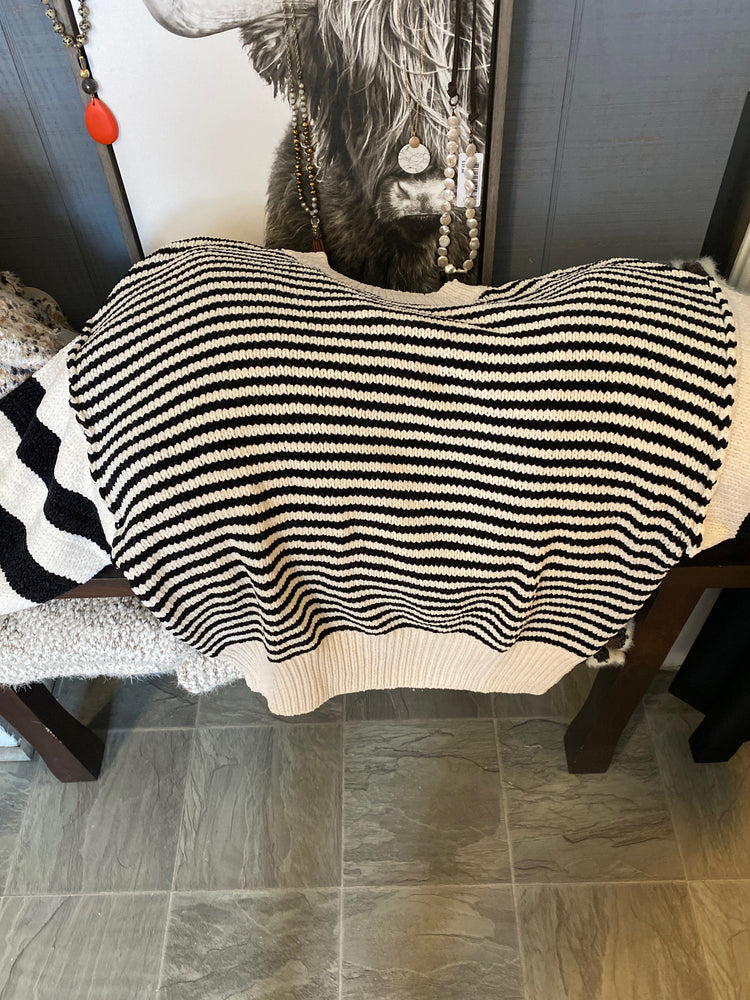 Stripe Long Sleeve Sweater