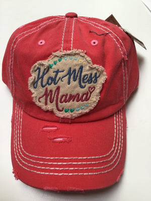 
            
                Load image into Gallery viewer, Hot mess mama hat
            
        