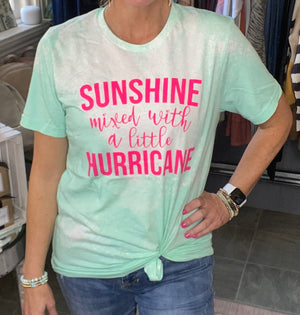 
            
                Load image into Gallery viewer, Sunshine Mixed With A Little Hurricane T-Shirt
            
        