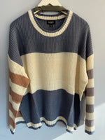 Slate Mix Striped Sweater