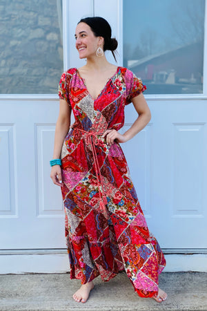 
            
                Load image into Gallery viewer, Patchwork Maxi Dress
            
        