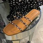Miami Clear Studded Sandal